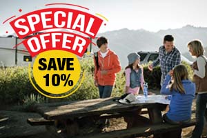RV Vacation Rental Special Save 10%